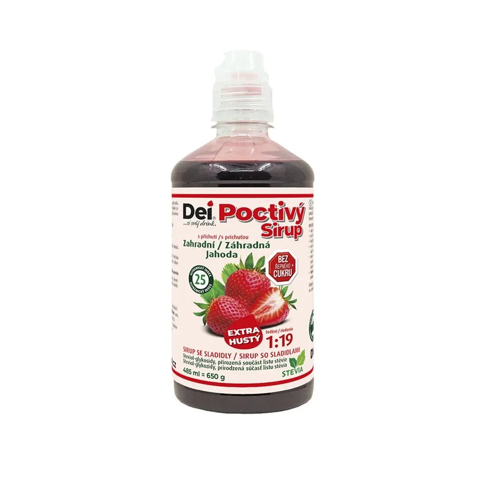 DeiSirup Poctivý Sirup bezový květ 485 ml