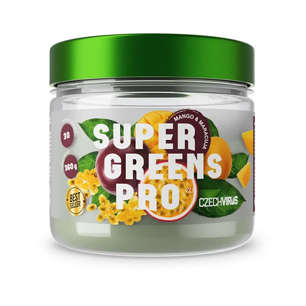 Czech Virus Super Greens Pro V2.0 lesní ovoce 360 g