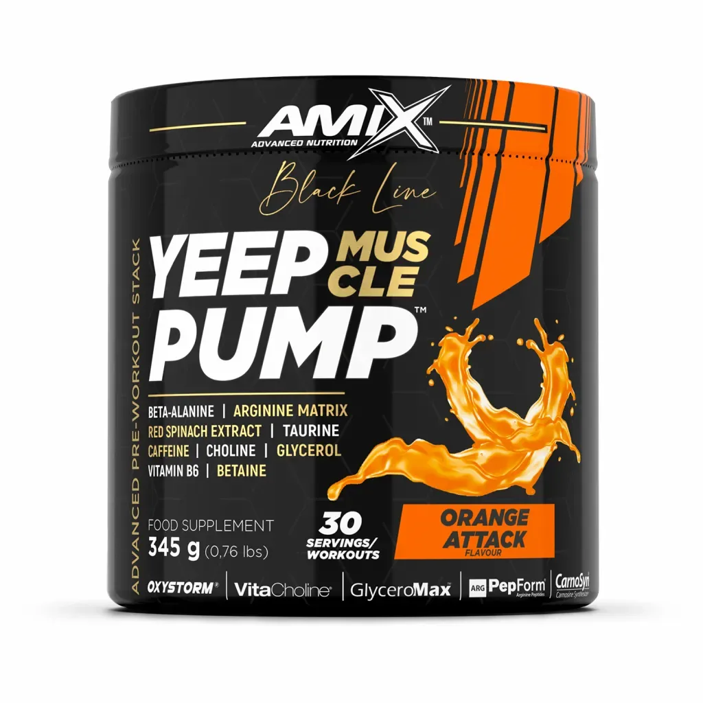 Amix Black Line Yeep Pump Muscle 345 g orange attack