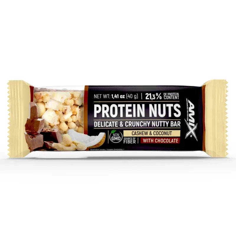 Amix Protein Nuts Bar 40 g nuts fruits
