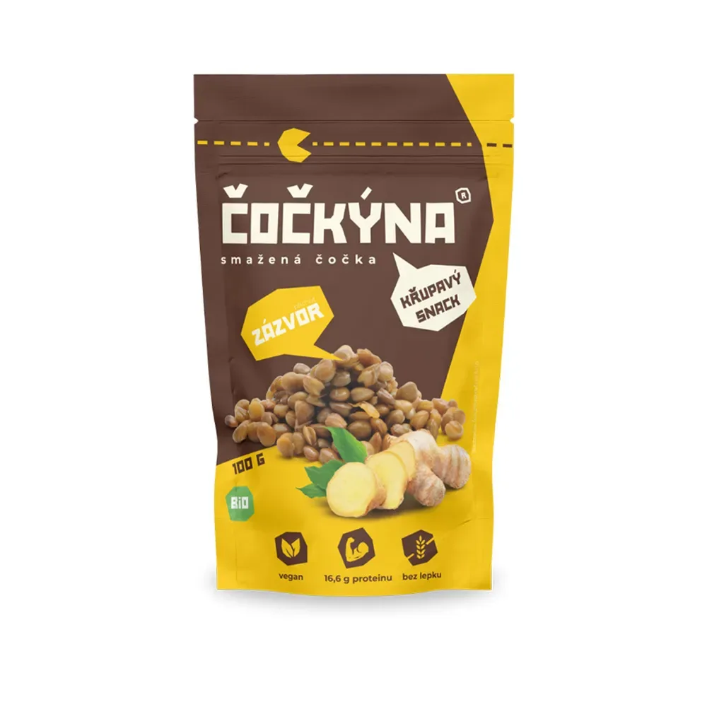 Čočkýna Smažená Čočka Bio 100 g kakao
