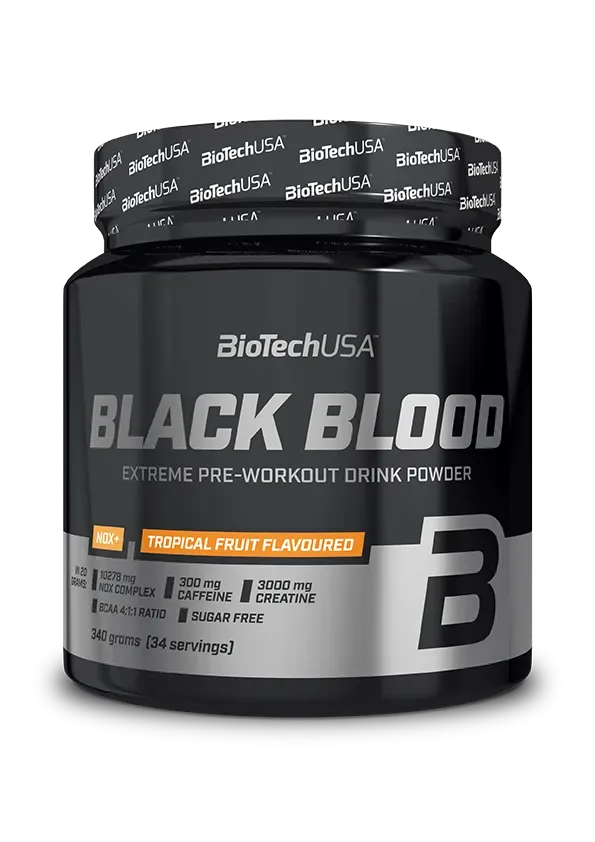 BioTech Black Blood NOX+ 340 g tropical fruit