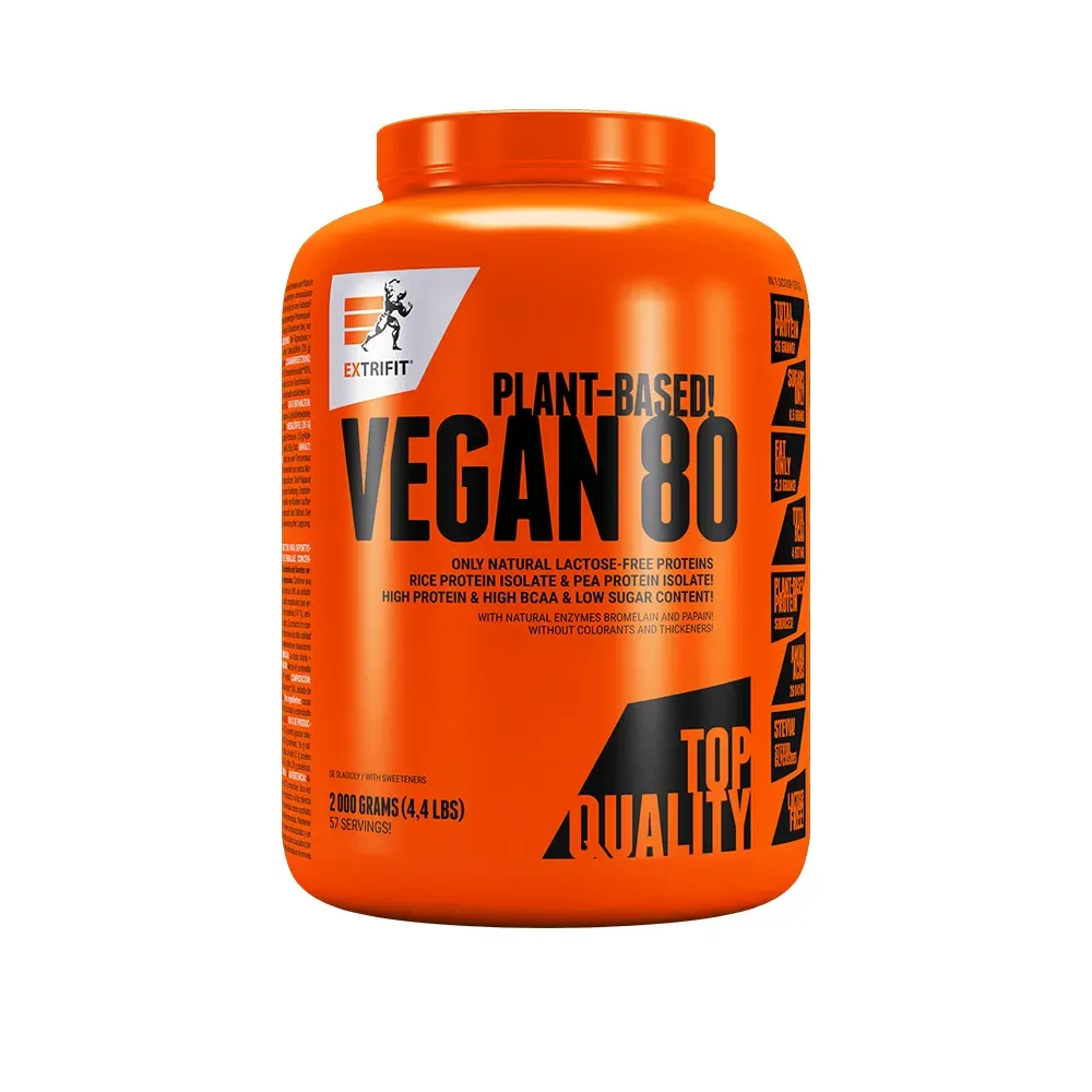 Extrifit Vegan 80 hazelnut 2000 g