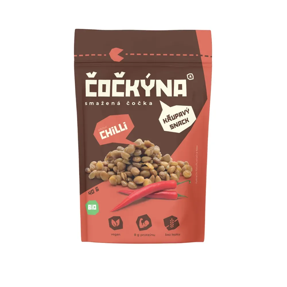Čočkýna Smažená Čočka Bio 40 g jarní cibulka