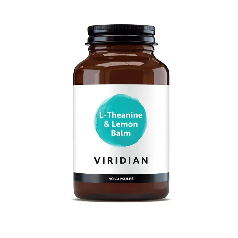Viridian L-Theanine and Lemon Balm 90 cps (L-Theanin s meduňkou)