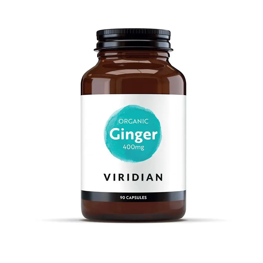 Viridian Ginger 400 mg 90 cps Organic (Zázvor)