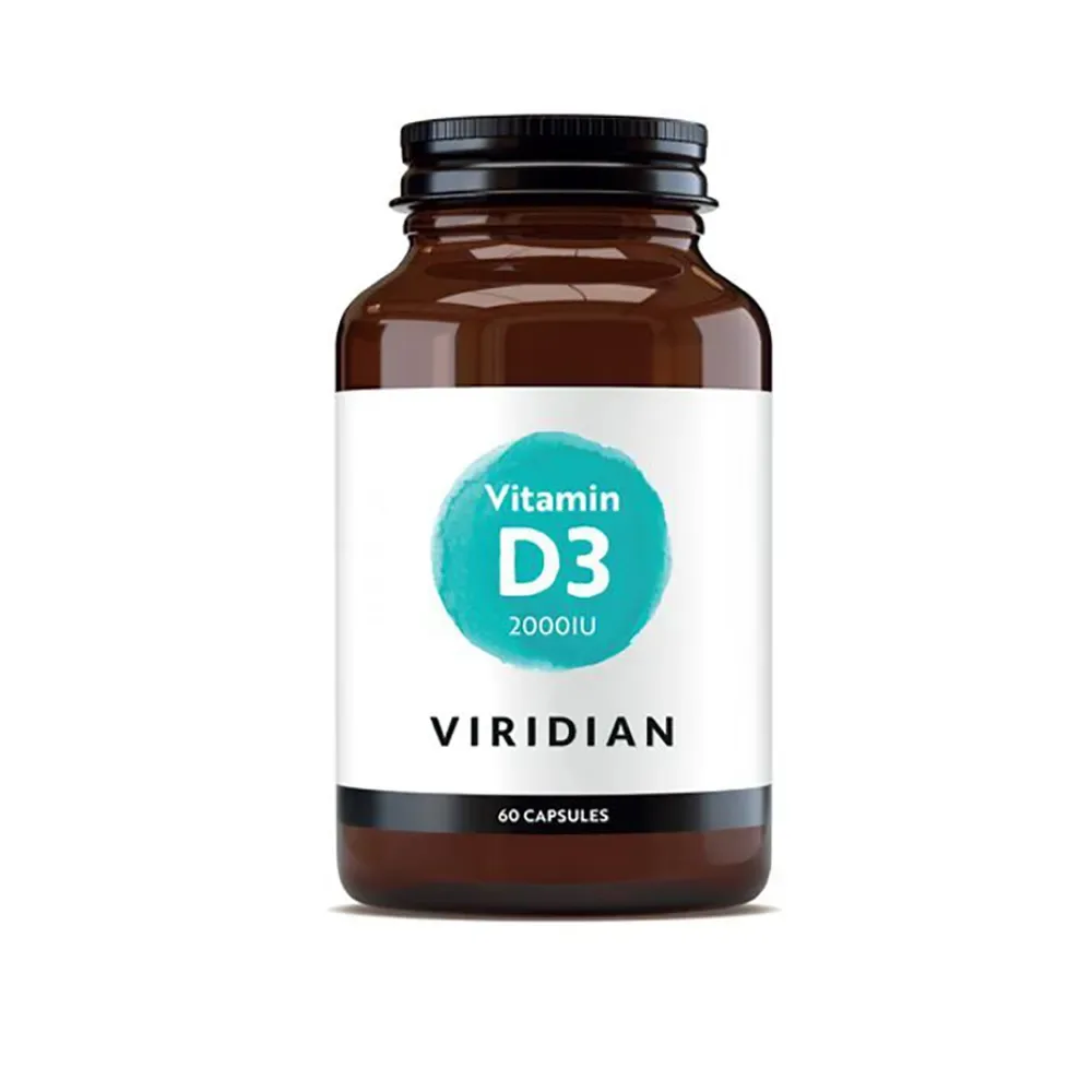 Viridian Vitamin D3 2000IU  60 cps