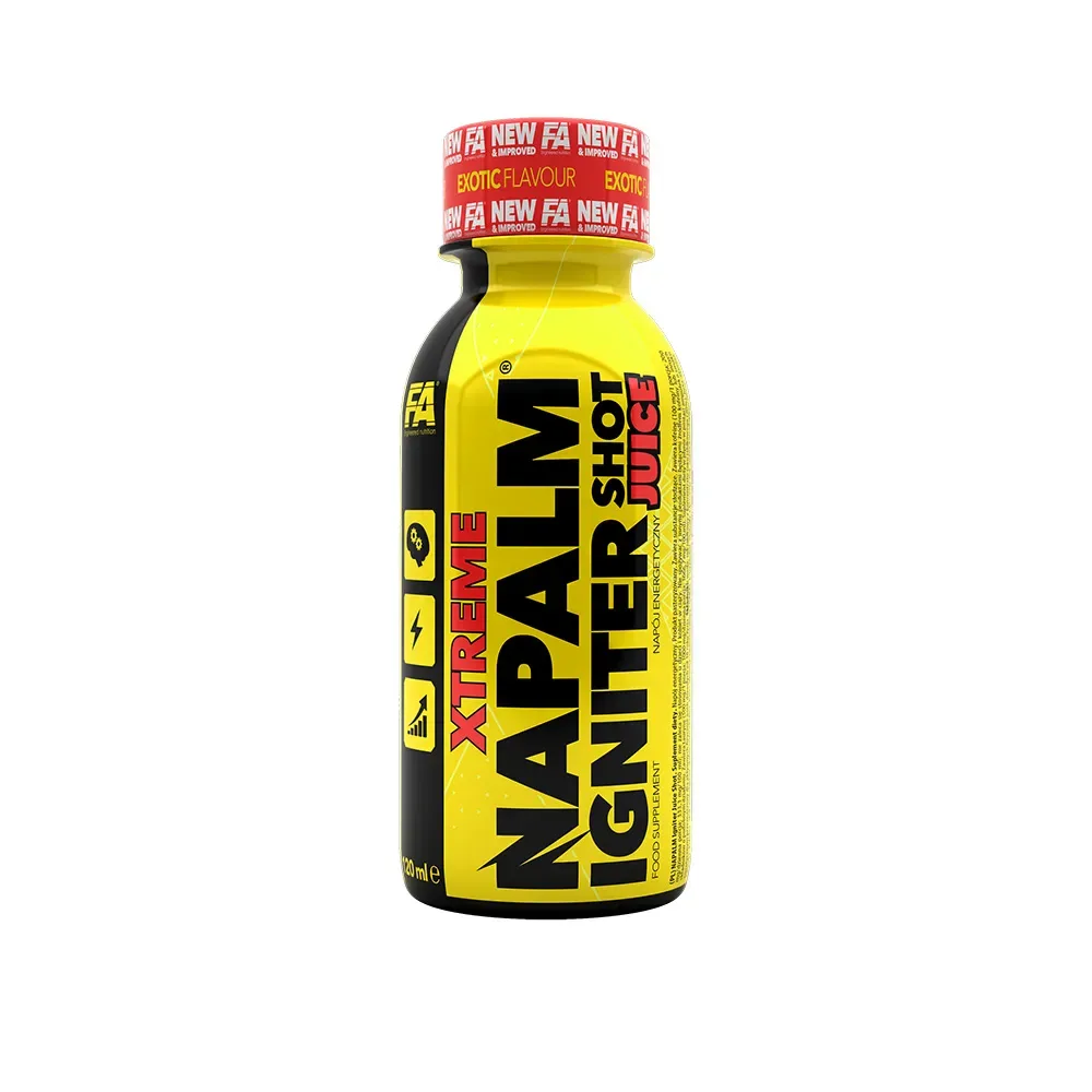 Fitness Authority Xtreme Napalm Igniter Juice Shot 120 ml yuzu
