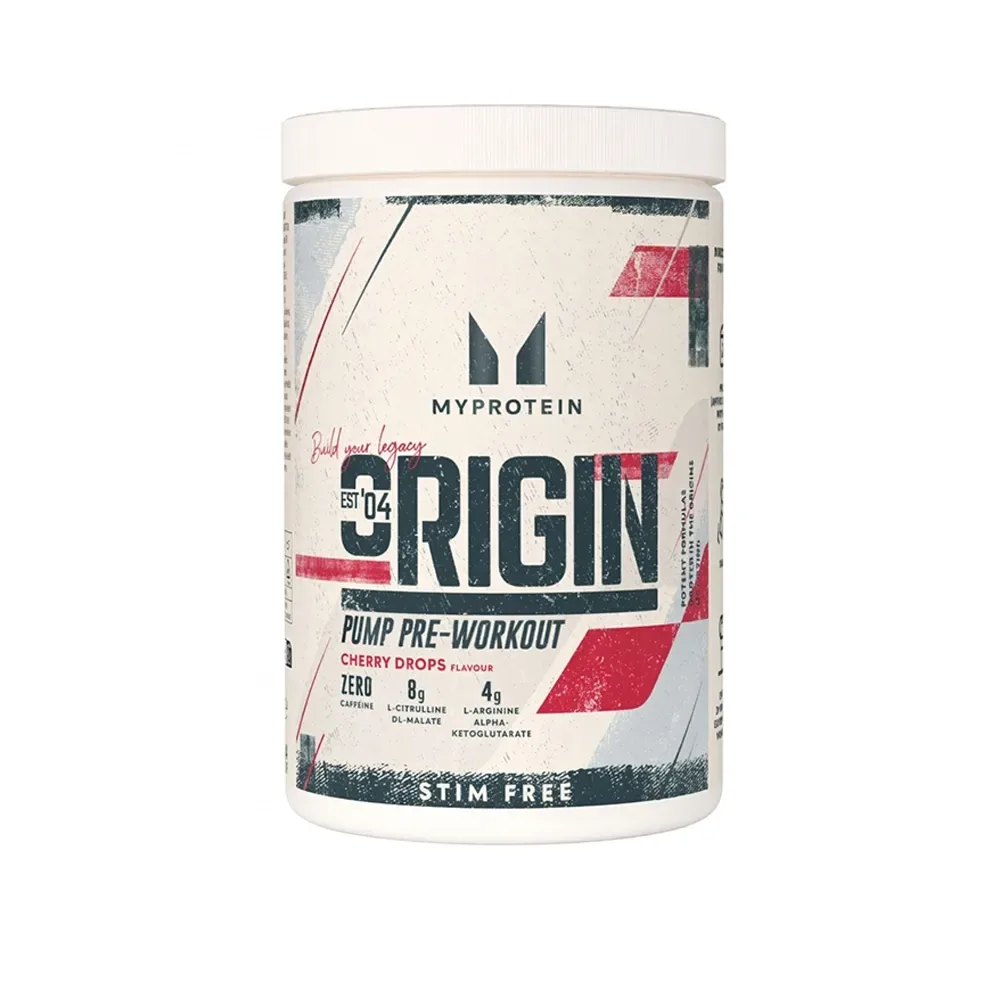 MyProtein Origin Pre-Workout Stim Free orange mango 600 g