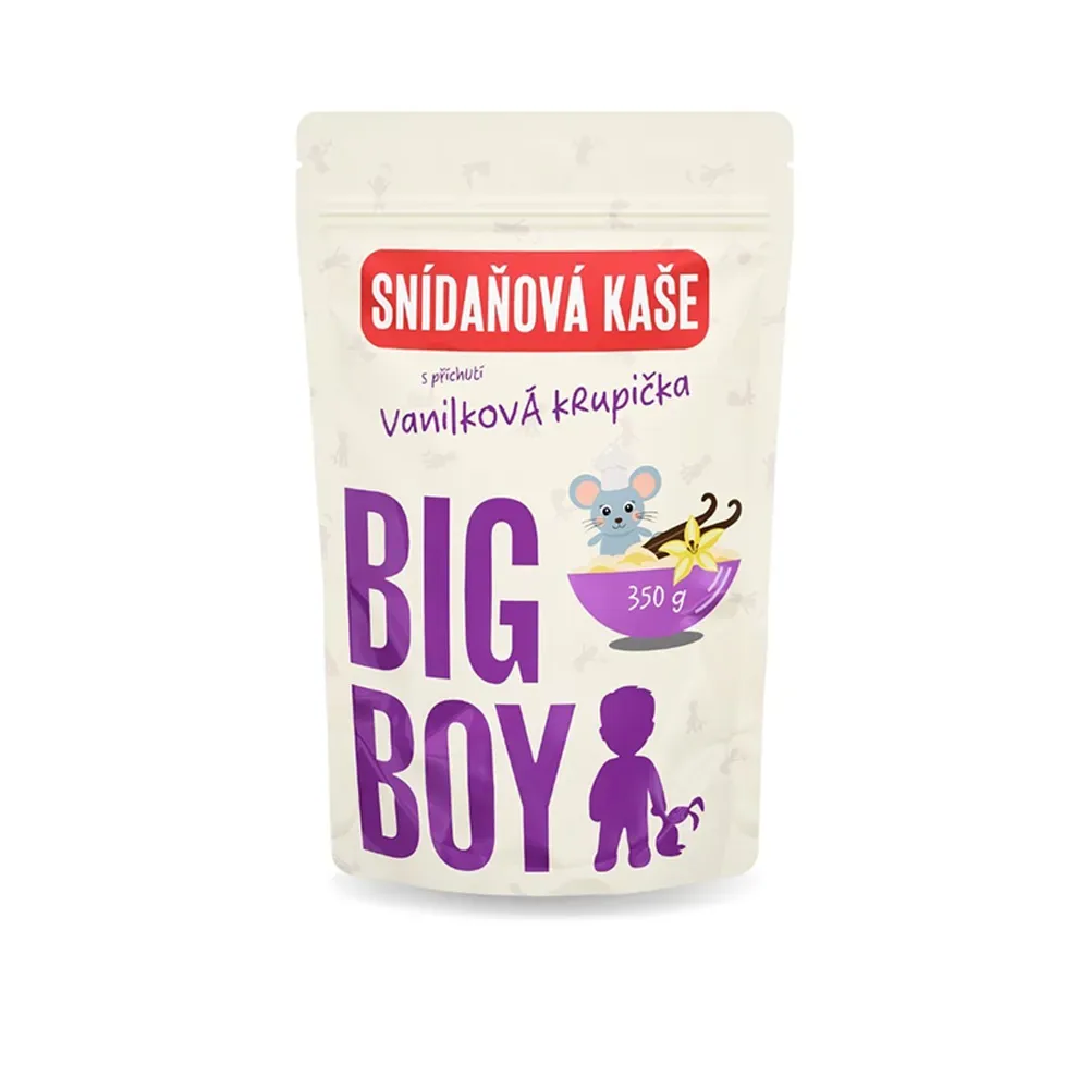 Big Boy Snídaňová Kaše vanilková krupička 350 g