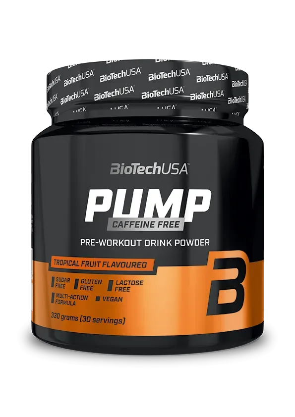 BioTech Pump Caffeine Free 330 g lemon ice tea