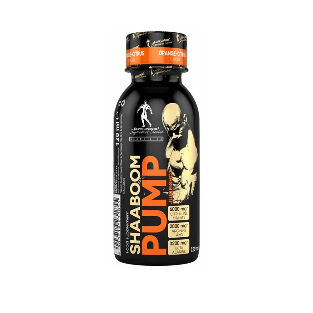 Kevin Levrone Shaaboom Pump Juice Shot  orange cherry 120 ml