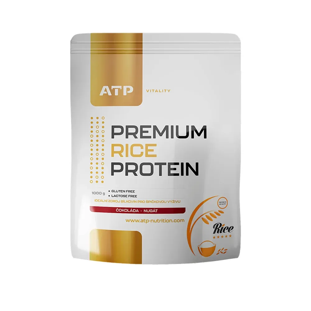 ATP Vitality Premium Rice Protein 1000 g čokoláda nugát