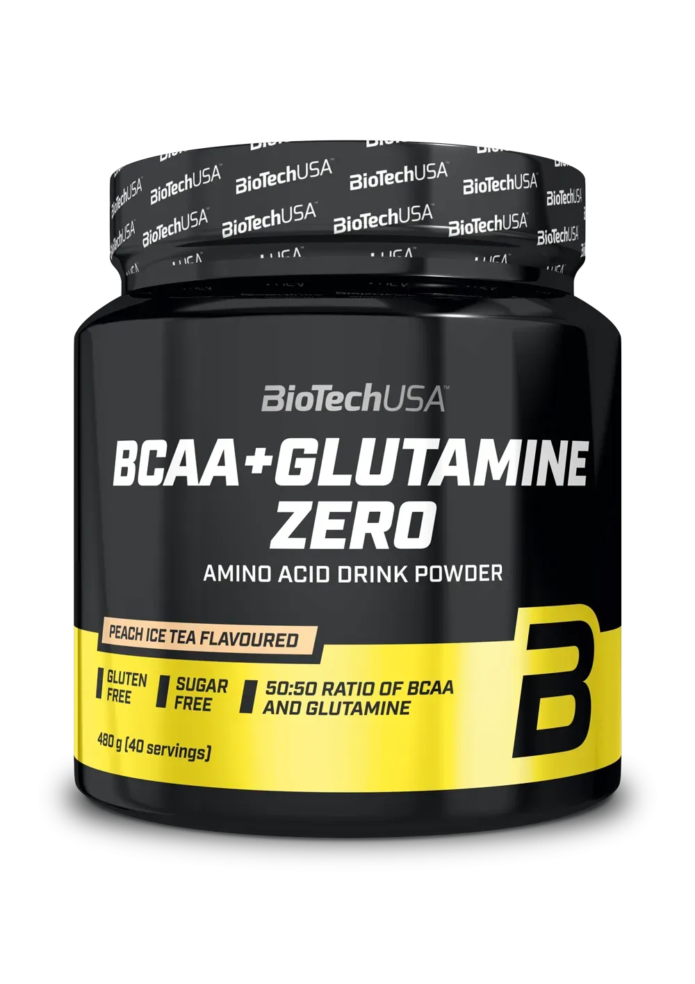 BioTech BCAA + Glutamine Zero 480 g peach ice tea