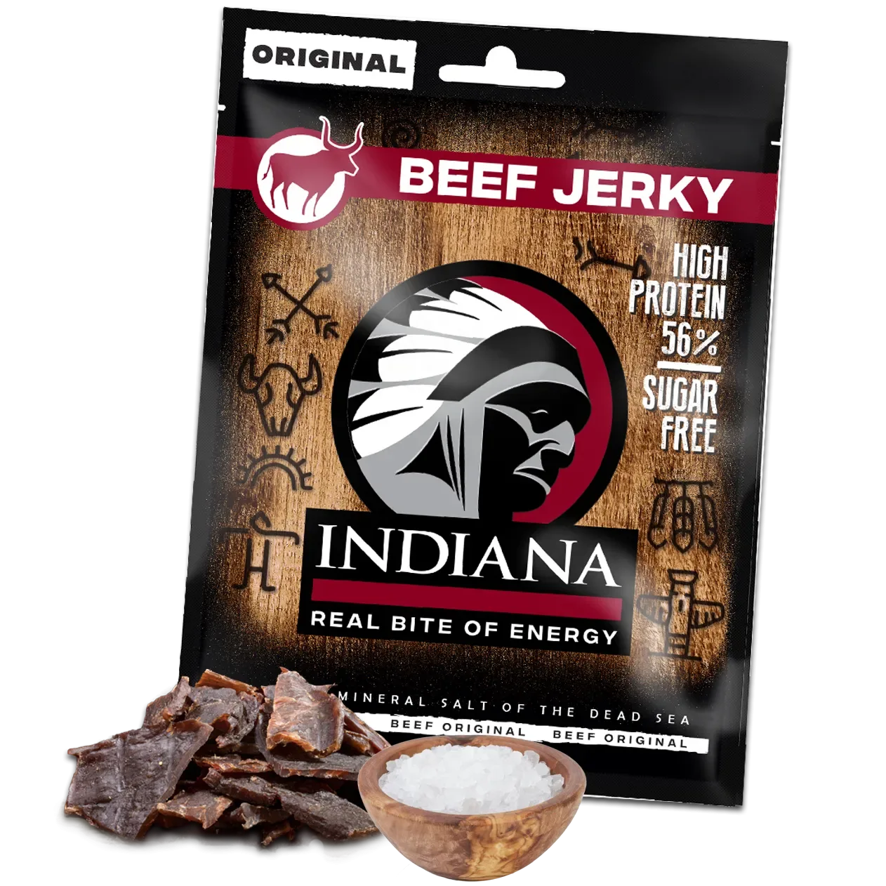 Indiana Jerky Beef 90 g hot and sweet