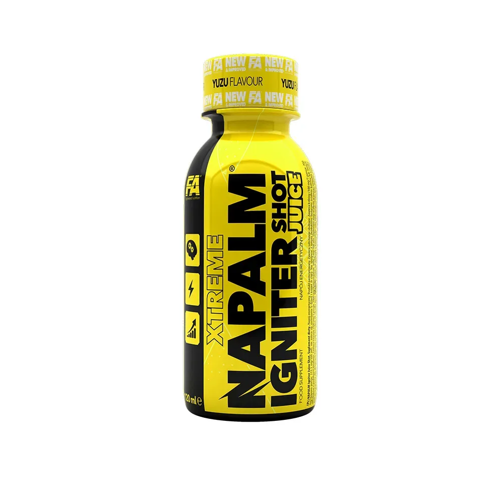 Fitness Authority Xtreme Napalm Igniter Juice Shot 120 ml yuzu
