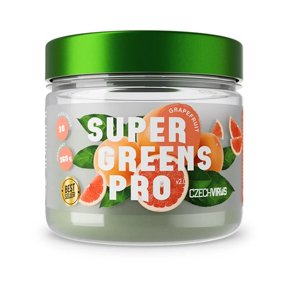 Czech Virus Super Greens Pro V2.0 lesní ovoce 360 g