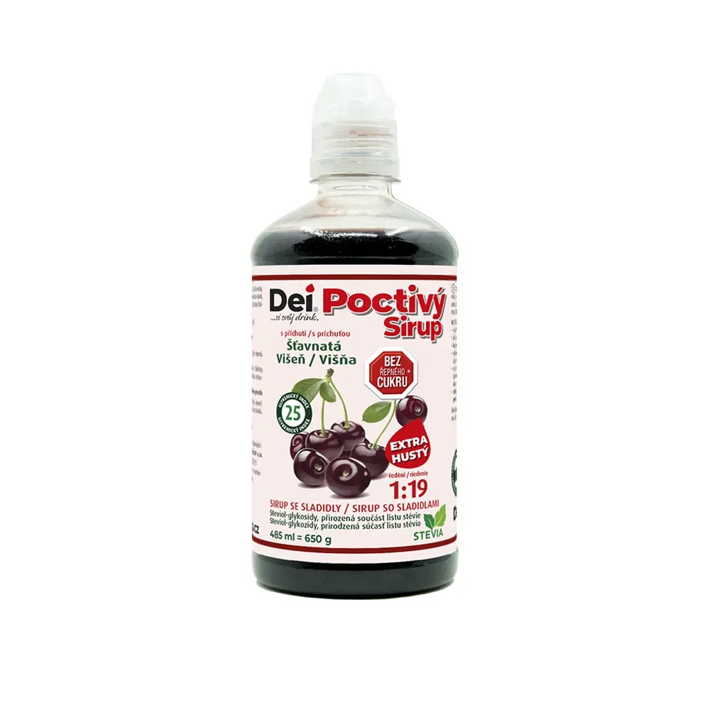 DeiSirup Poctivý Sirup bezový květ 485 ml