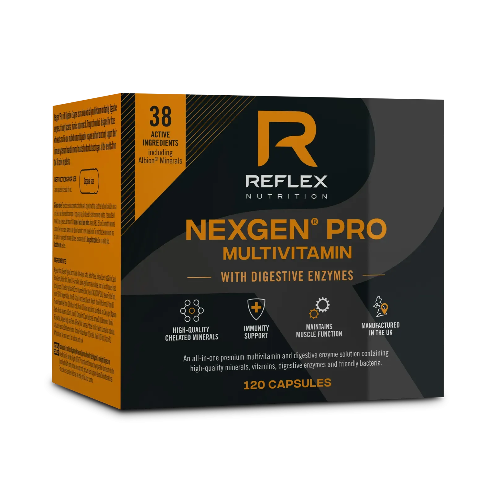 Reflex Nexgen® PRO with Digestive Enzymes 120 cps
