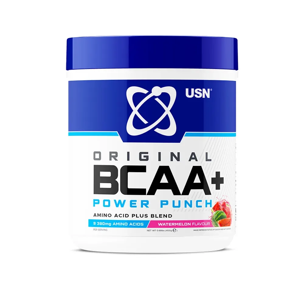 USN BCAA Power Punch 400 g modrá malina