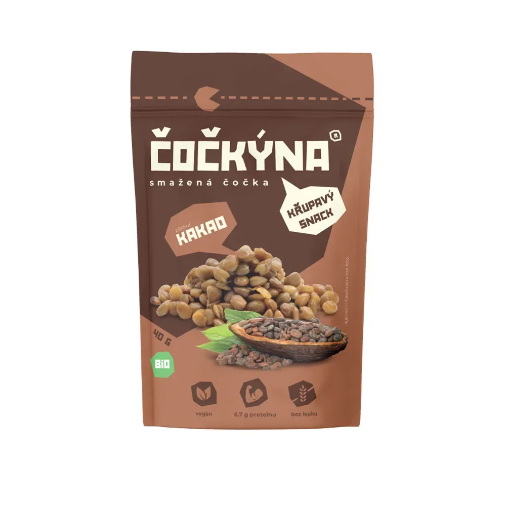 Čočkýna Smažená Čočka Bio zázvor 40 g