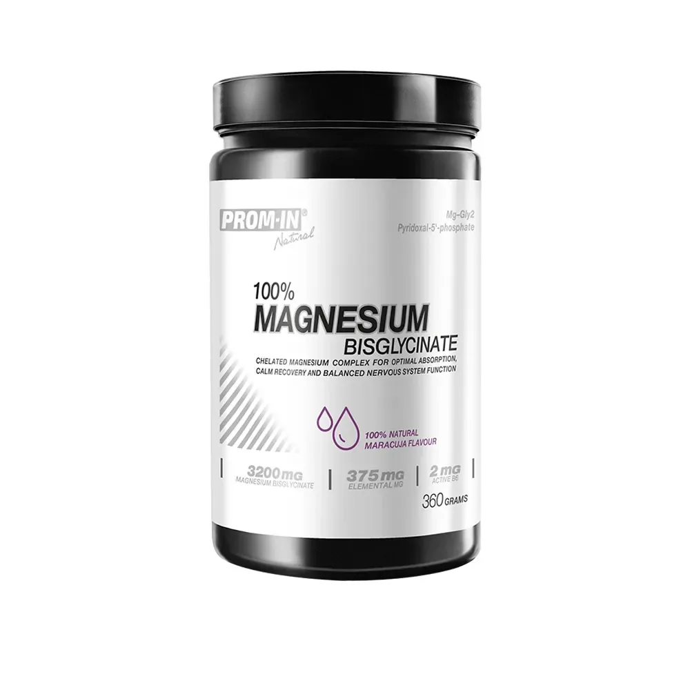 Prom-In 100% Magnesium Bisglycinate 390 g lemon