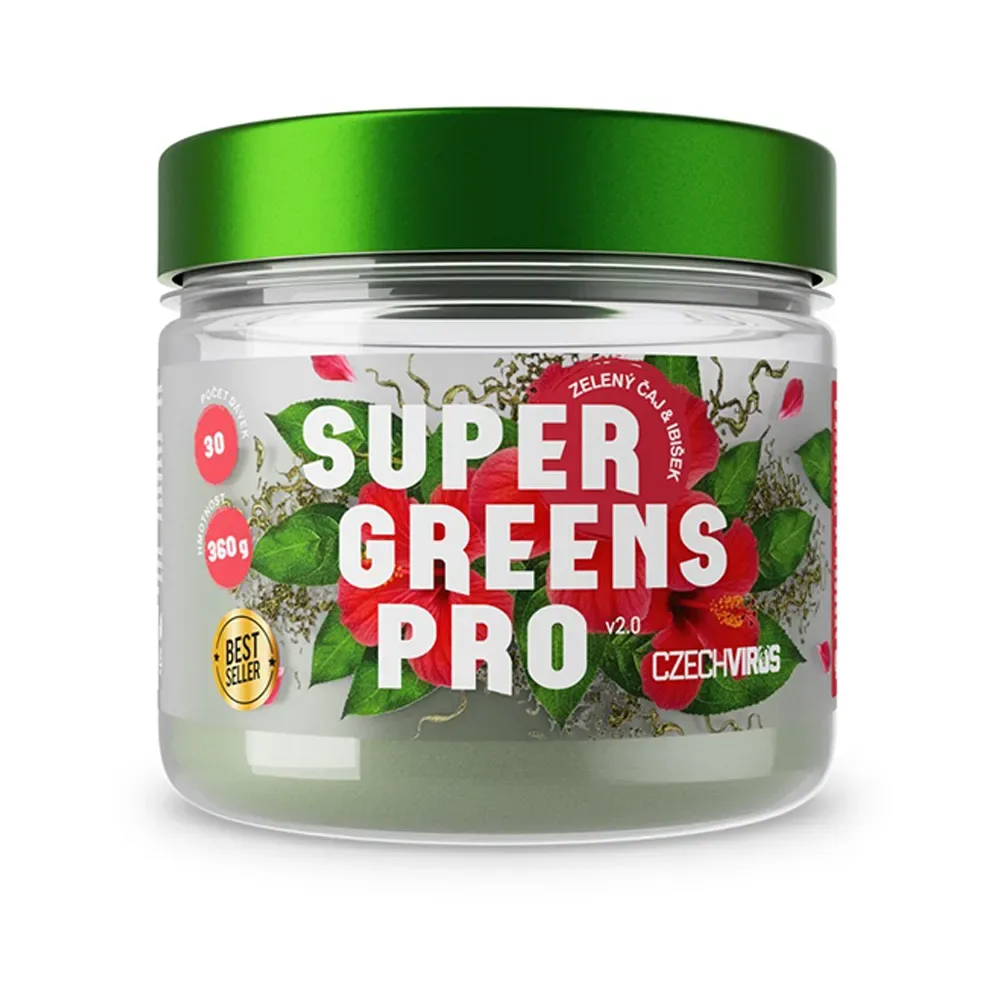 Czech Virus Super Greens Pro V2.0 lesní ovoce 360 g