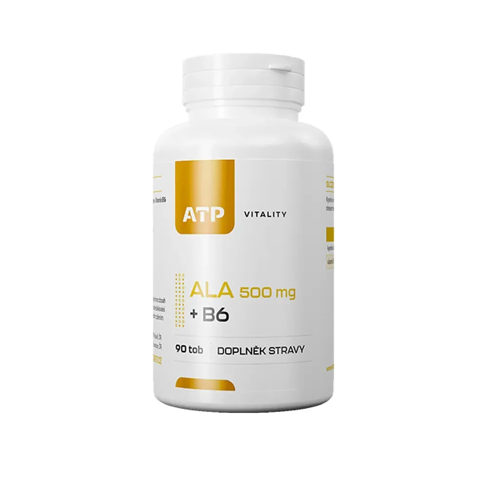 ATP Vitality ALA 500 mg + B6 90 tob